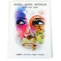 Akvarellblokk A5