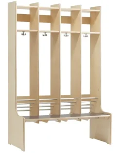Arne frittstående garderobe 25 lys grå