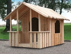 Asterix lekehus med veranda