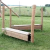Benk med oppbevaringskasse i robinia