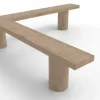 Bålhus hjørnebenkbenk