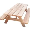 Bord/benk for voksne + rullestolplass