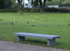 Boulevard Benk grå