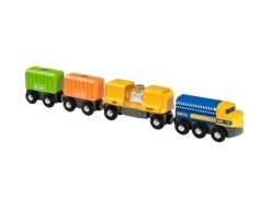 Brio godstog med tre vogner