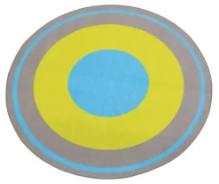 Circle leketeppe rund