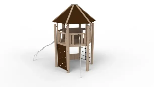 Core robinia klatresystem med gulv/tak