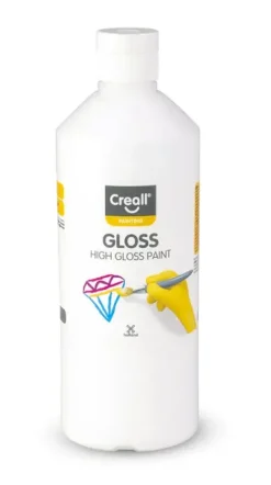 Creall gloss maling hvit