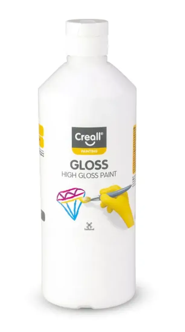 Creall gloss maling hvit