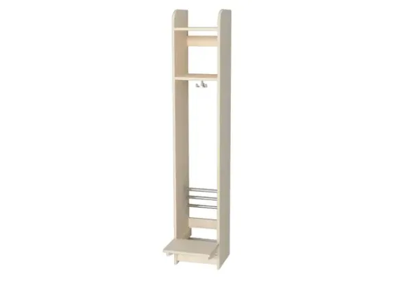 Dal garderobe med sittebenk