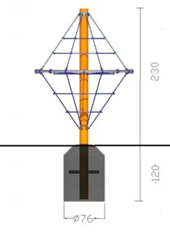 Diamant klatrenett