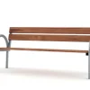 Fastmontert parkbenk B01