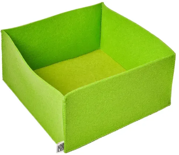 Filtkurv grønn
