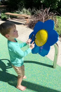 Forget-me-not petal drum for. i jord