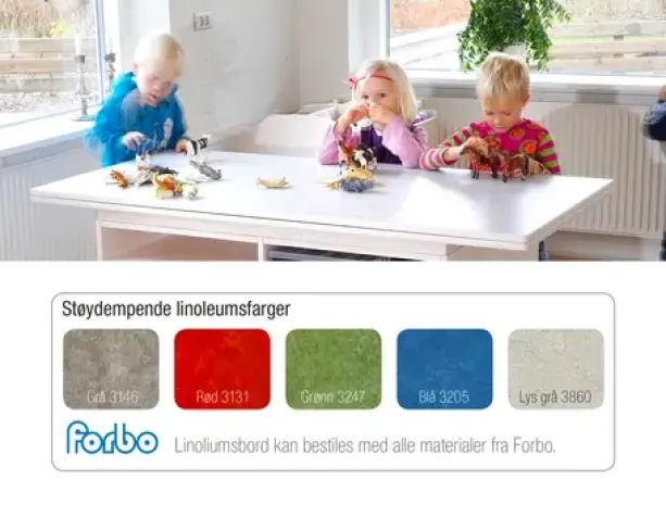 Funky støydempende multibord