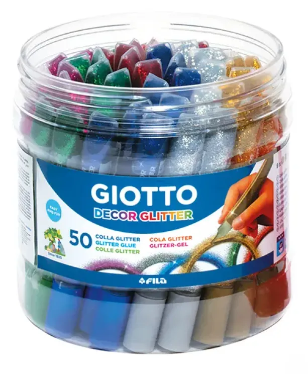 Glitterlim mix storpakke