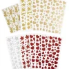 Glitterstickers jul