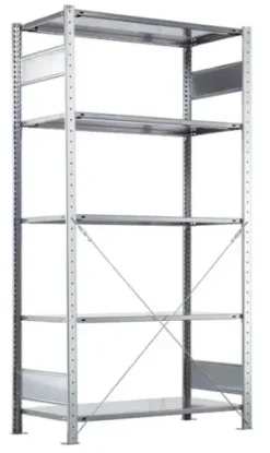 Gulvstående, robust lagerreol