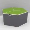 Hexa modul oppbevaringsboks Grønn