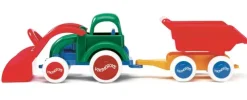 Jumbo traktor med henger
