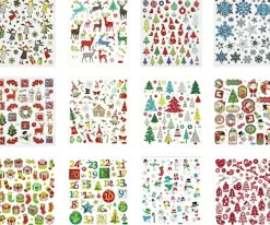 Klistremerker jul