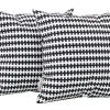 Kvadrat pute mønstret