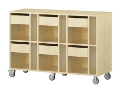 Labyrint elevreol 6 plasser bjørk