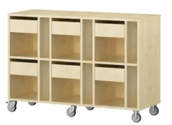 Labyrint elevreol 6 plasser bjørk