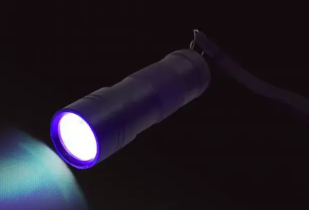 LED UV lommelykt liten