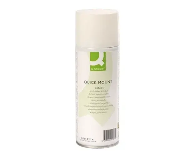 Limspray montering non-permanent
