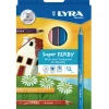 Lyra Super Ferby fargeblyanter mix