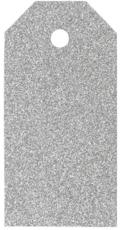 Manillamerker sølv glitter