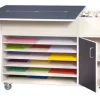 Materialvogn med bord