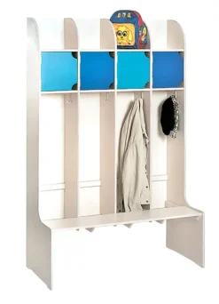 Mia frittstående garderobe 25 lys grå