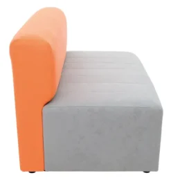 Mood sofa grå/oransje