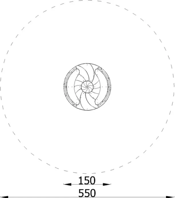 Novo karusell med sittepanel
