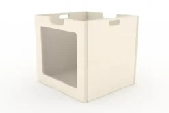 Oppbevaringskasse med plexiglass vindu