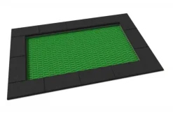 Orta trampoline SBR kant sort