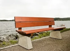 Park Rest benk med rygg