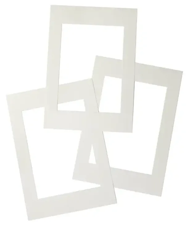 Passepartout A4 hvit