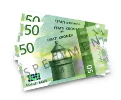 Pengesedler 50,- NY