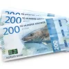 Pengesedler 200,- NY