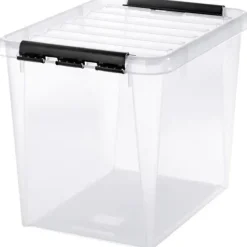 Plastkasse med lokk
