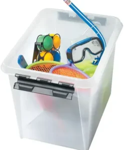 Plastkasse med lokk