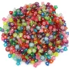 Plastperler mix med rhinstener
