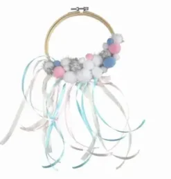 Pompons hvitmix