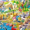 Puslespill dyrepark