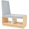 Quadro bokreol med sitteseksjon
