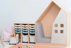 Quadro hus madrass grå
