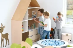 Quadro hus med 3 hyller
