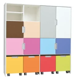 Quadro liten dør til skillevegg beige